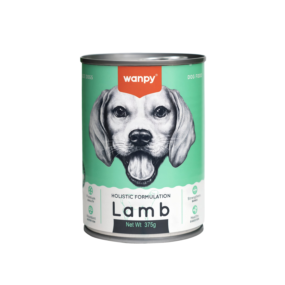 WANPY CANNED DOG FOOD LAMB & VEG 375G